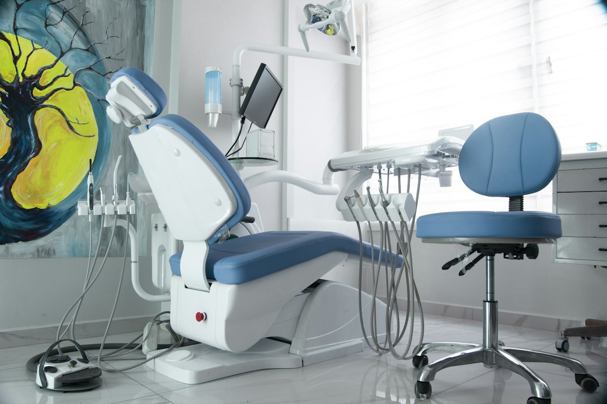 Illustrative dental room stock photo